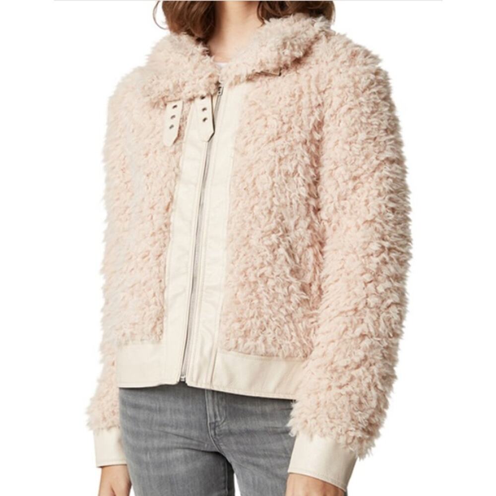 Blank NYC Faux Fur Cloud Nine Bomber Jacket